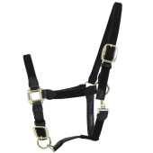 Gevlochten Nylon Halster Zwart Gevlochten Nylon Halster Zwart