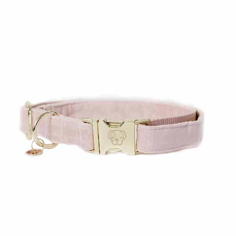 Hondenriem Velvet Oudroze