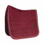 Dressuurzadeldekje Velvet Bordeauxrood Dressuurzadeldekje Velvet Bordeauxrood