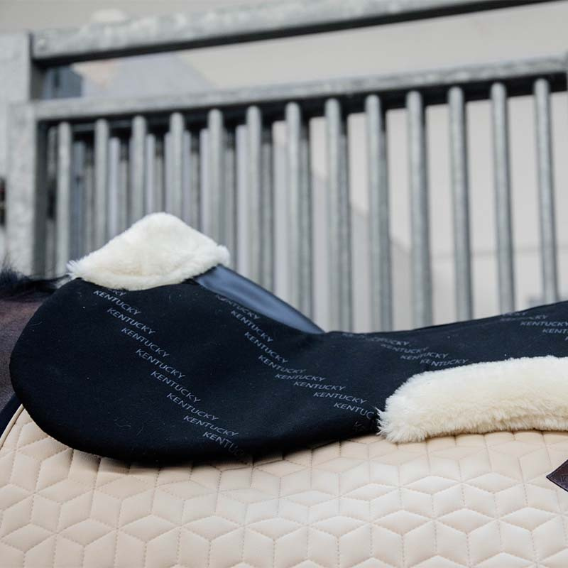 Zadelonderlegger Sheepskin Impact Equalizer Zwart