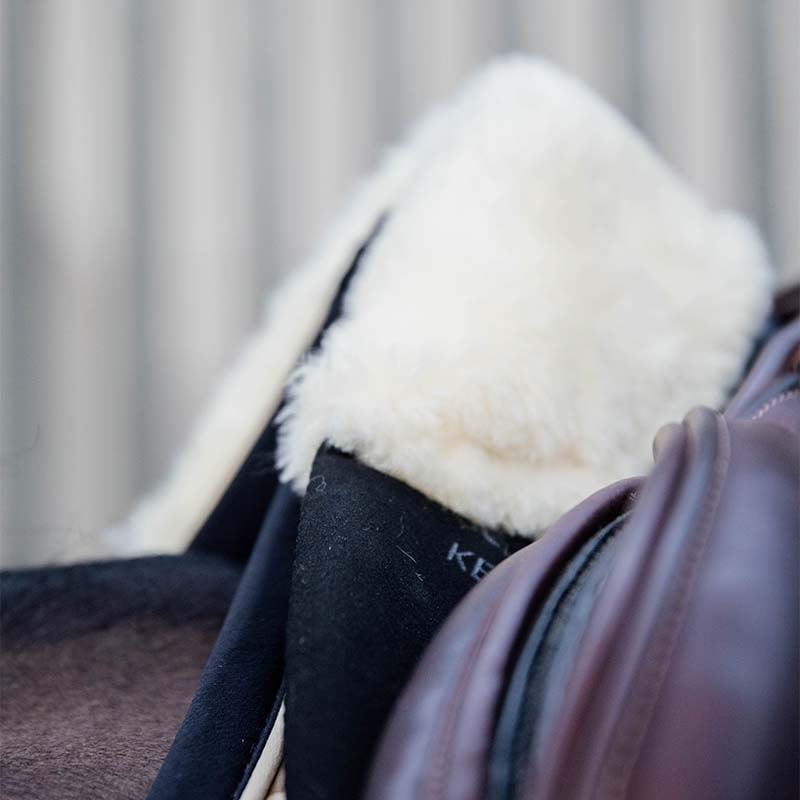 Zadelonderlegger Sheepskin Impact Equalizer Zwart