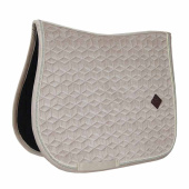 Zadeldekje Basic Velvet Beige Zadeldekje Basic Velvet Beige