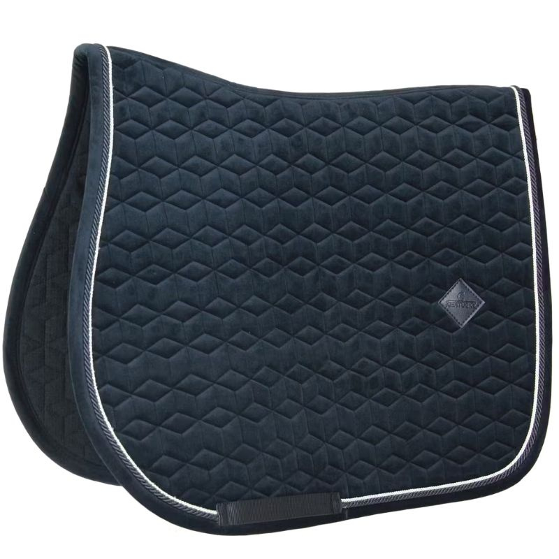 Zadeldekje Basic Velvet Zwart