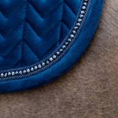 Zadeldekje Velvet Pearls Marineblauw Zadeldekje Velvet Pearls Marineblauw