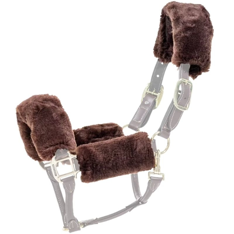 Sheepskin-set voor Halster Bruin