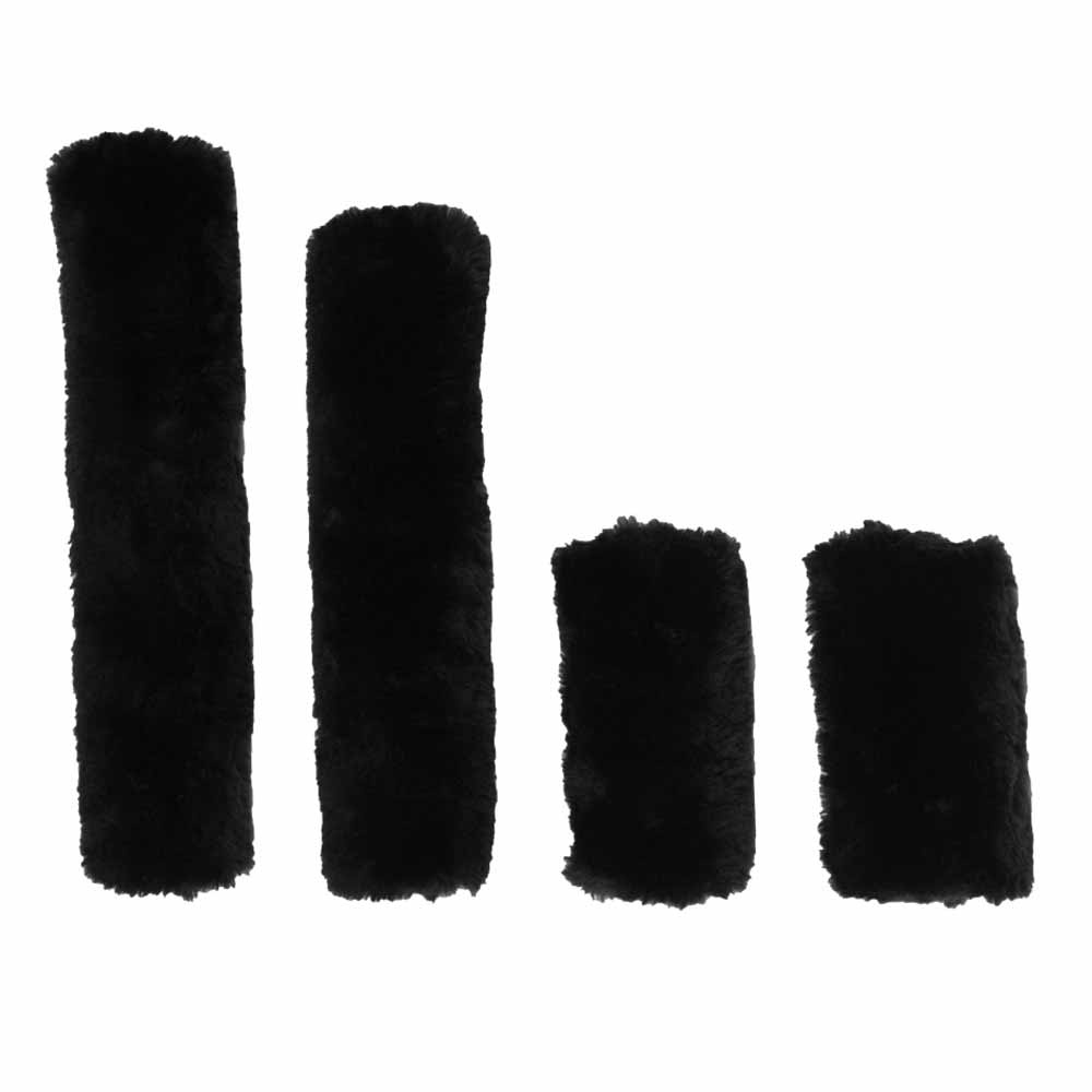 Sheepskin-set voor Halster Zwart