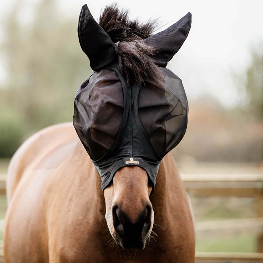 Vliegenmasker Slim Fit Zwart