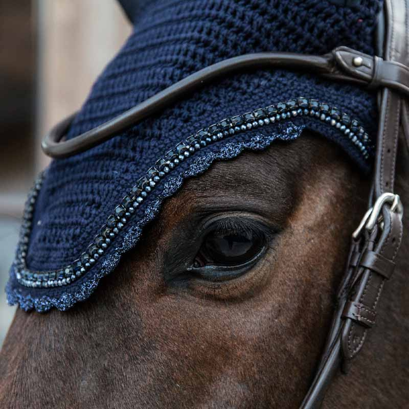 Vliegenoornetjes Wellington Stone & Pearl Soundless Marineblauw