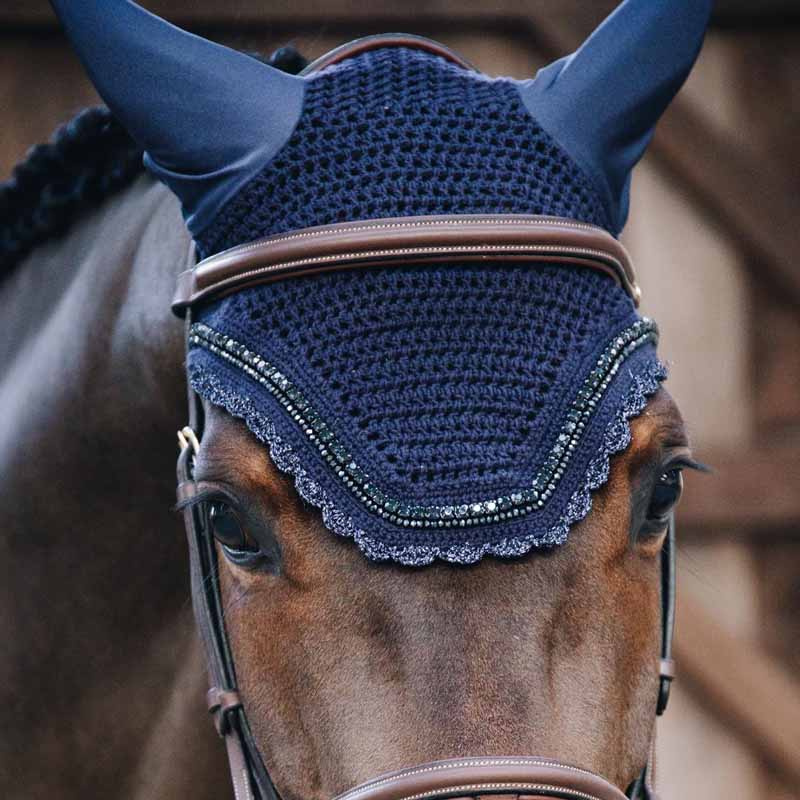 Vliegenoornetjes Wellington Stone & Pearl Soundless Marineblauw