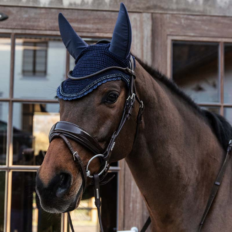 Vliegenoornetjes Wellington Stone & Pearl Soundless Marineblauw