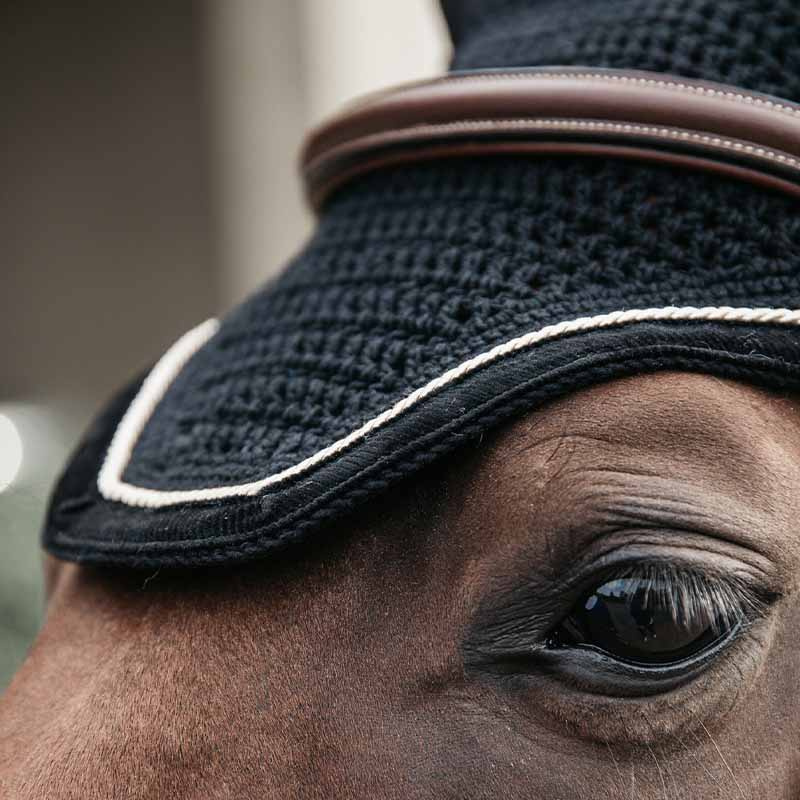 Oornetjes Wellington Corduroy Zwart