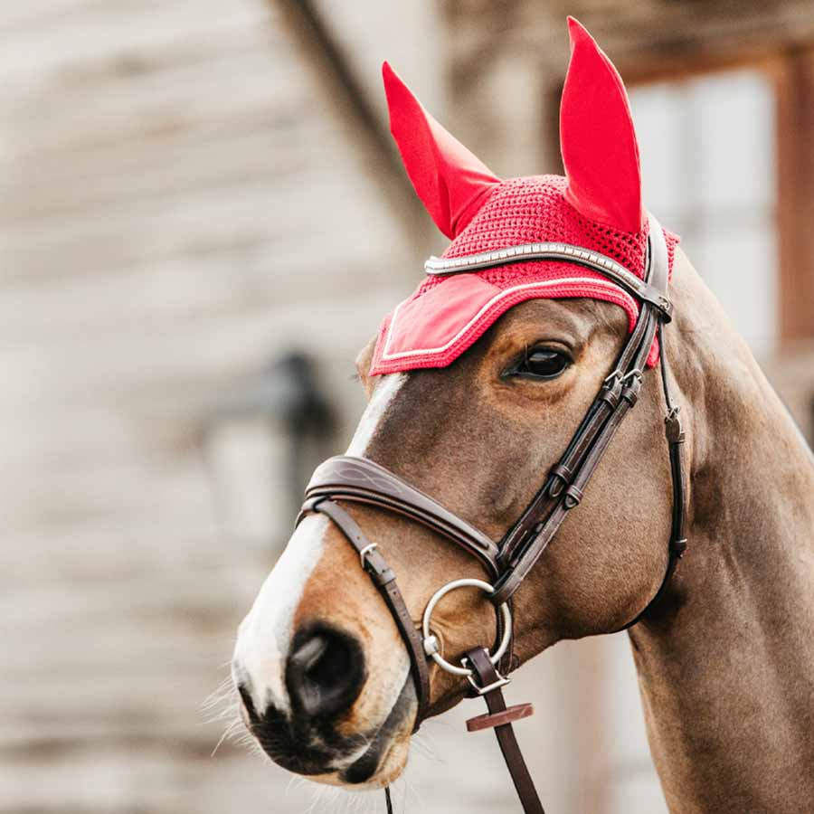 Oornetje Wellington Velvet Rood