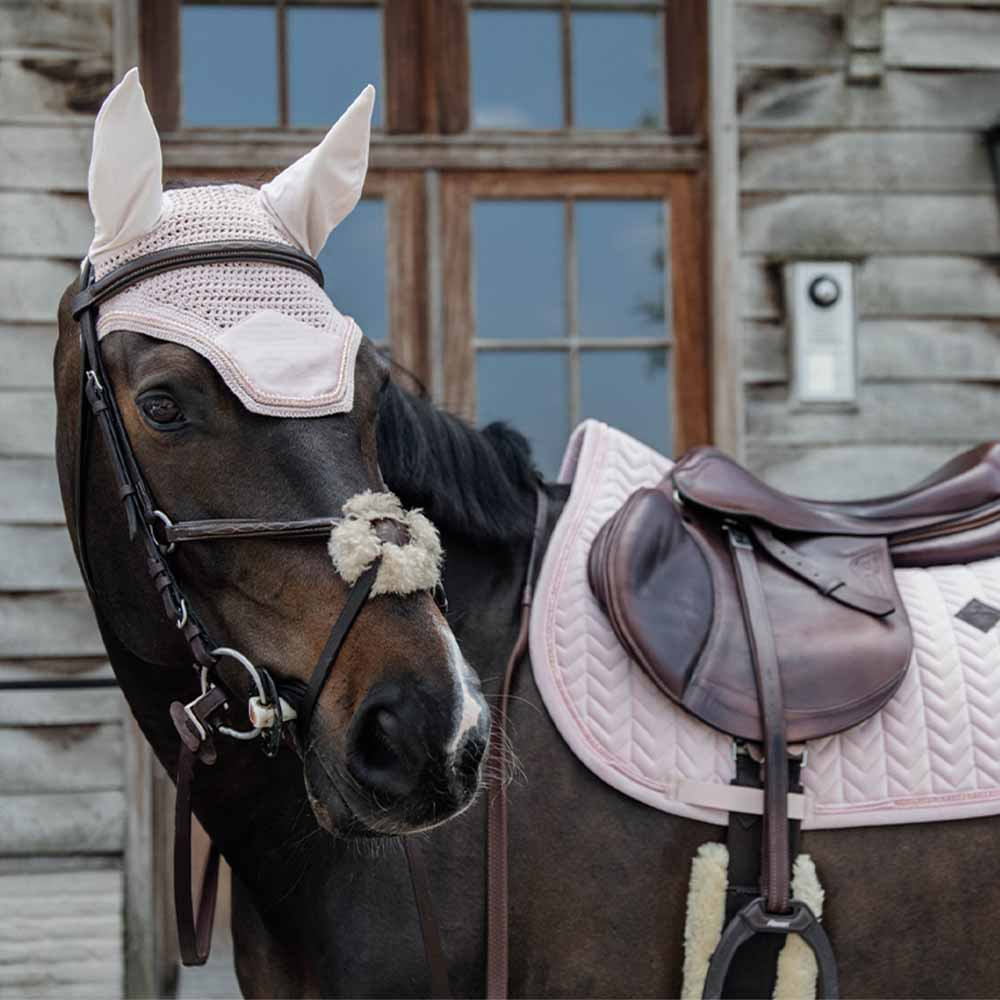 Oornetjes Wellington Velvet Pearls Lichtroze