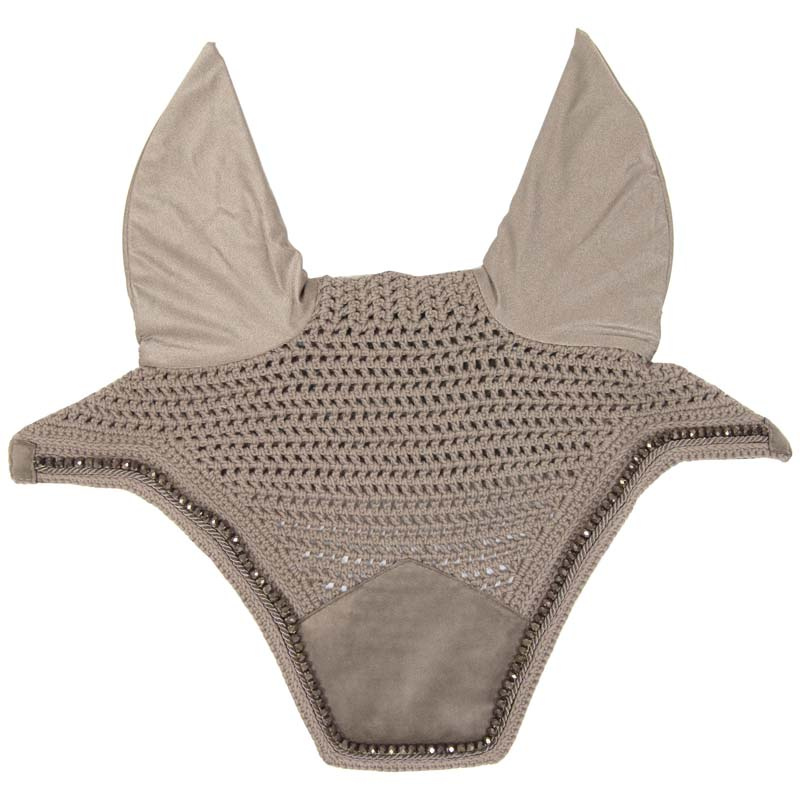 Vliegenoornetjes Wellington Velvet Pearls Beige