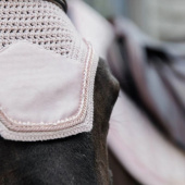 Vliegenoornetjes Wellington Velvet Pearls Roze Vliegenoornetjes Wellington Velvet Pearls Roze