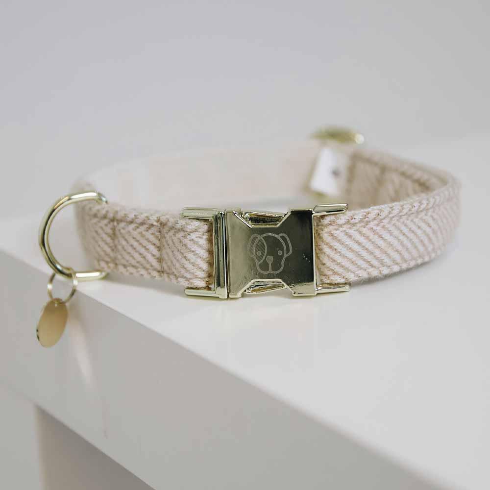 Hondenriem Wool Beige