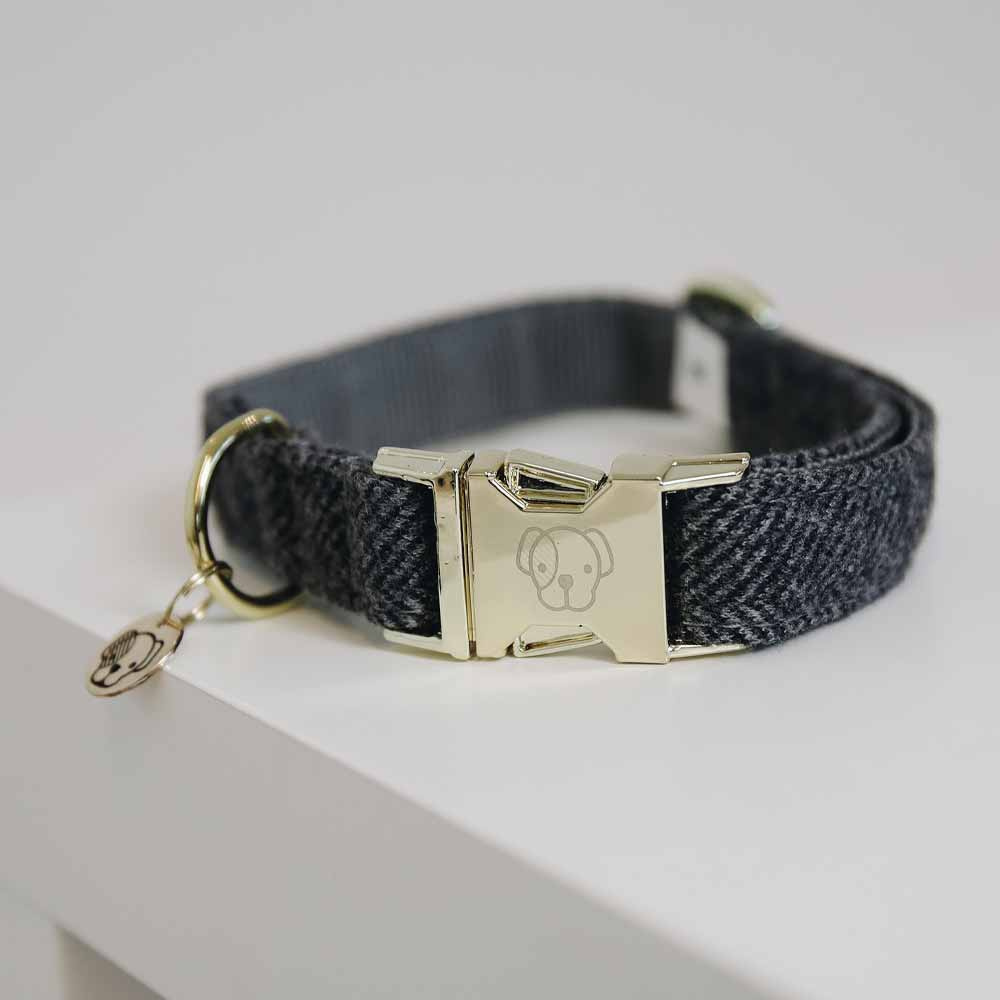 Hondenriem Wool Grijs
