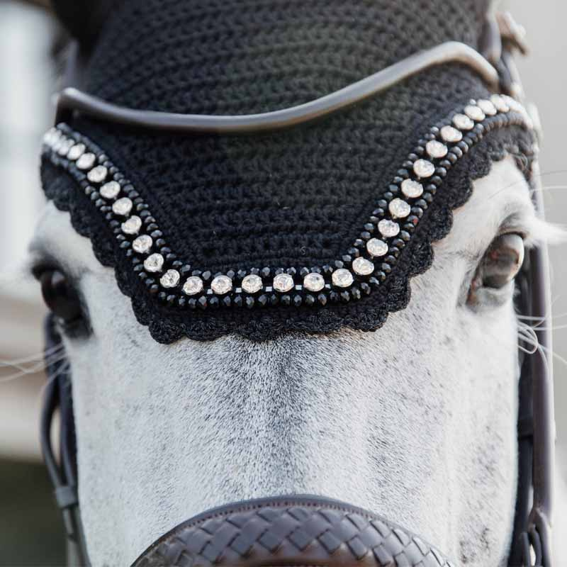 Oornetje Wellington Big Stone & Pearl Zwart