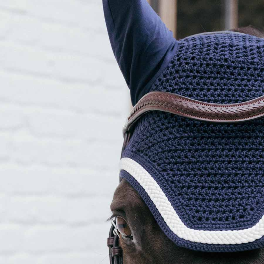 Oornetje Wellington Plaited Cord Marineblauw