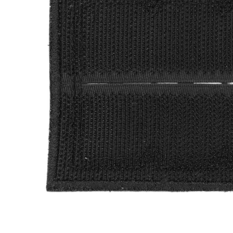 Nummerlabel PVC Velcro 4 Numbers Zwart