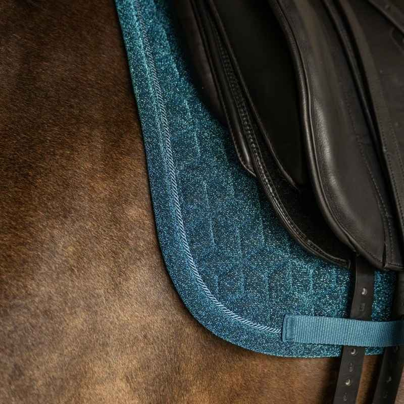 Dressuurzadeldekje Full Sparkling Marineblauw