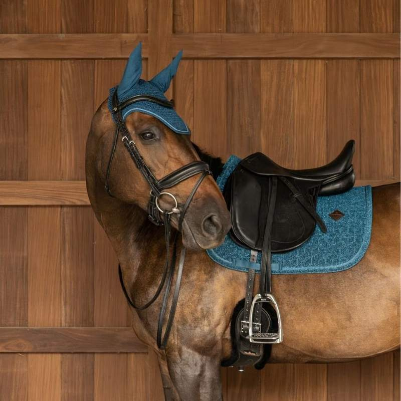 Dressuurzadeldekje Full Sparkling Marineblauw