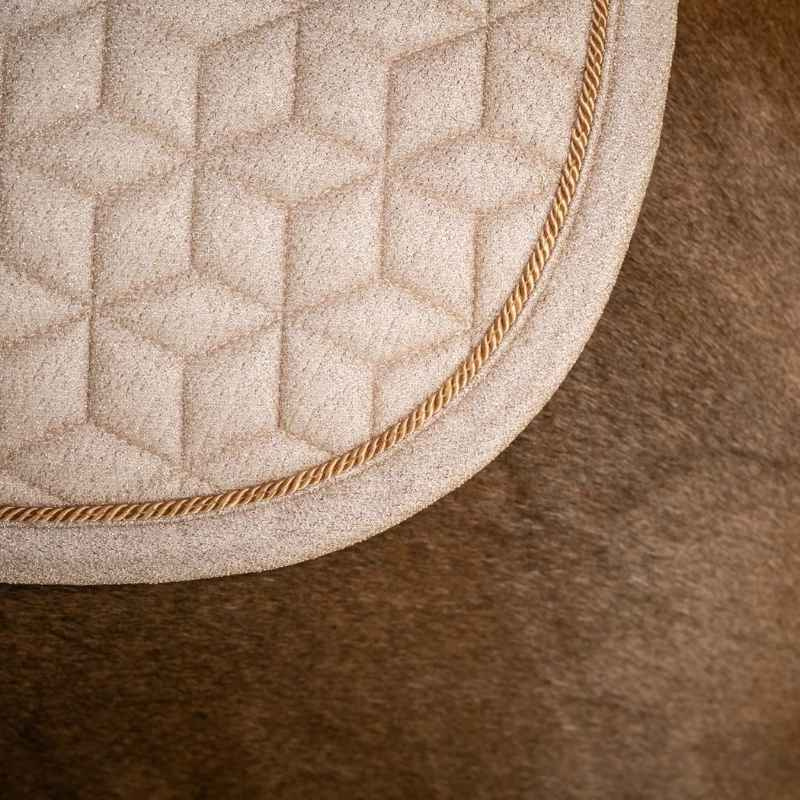 Dressuurzadeldekje Full Sparkling Beige
