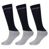 Paardrijsokken Basic 3-pack Zwart Paardrijsokken Basic 3-pack Zwart