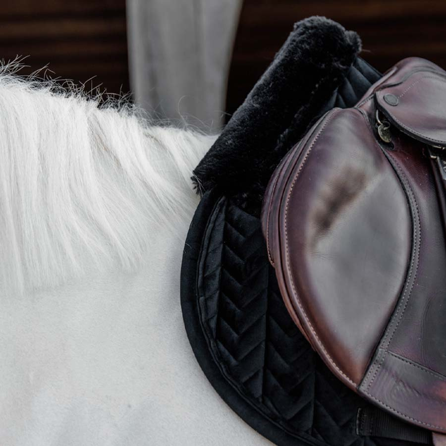 Zadeldekje Skin Friendly Velvet Zwart