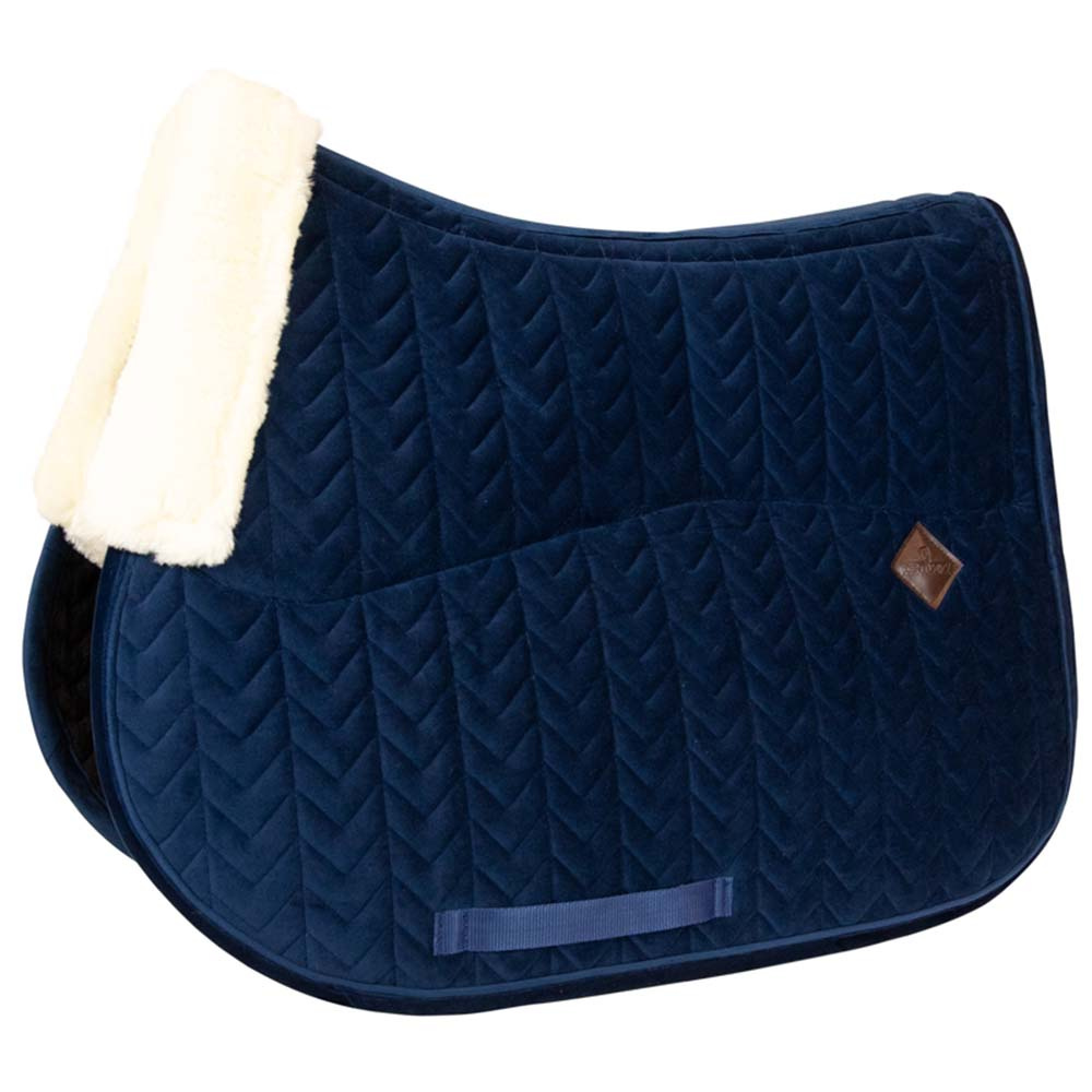 Zadeldekje Skin Friendly Velvet Marineblauw