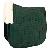 Dressuurzadeldekje Skin Friendly Velvet Groen Dressuurzadeldekje Skin Friendly Velvet Groen