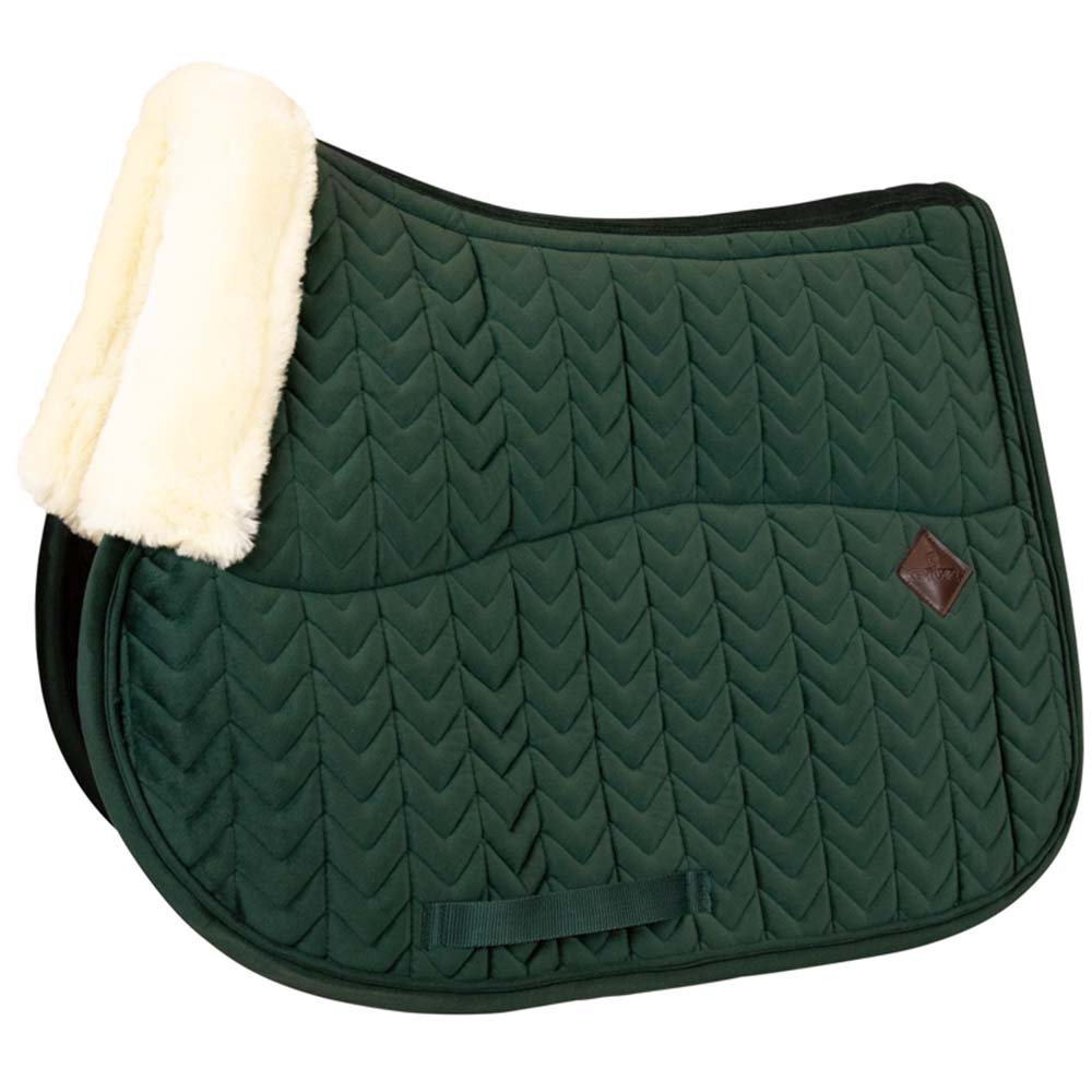 Zadeldekje Skin Friendly Velvet Groen