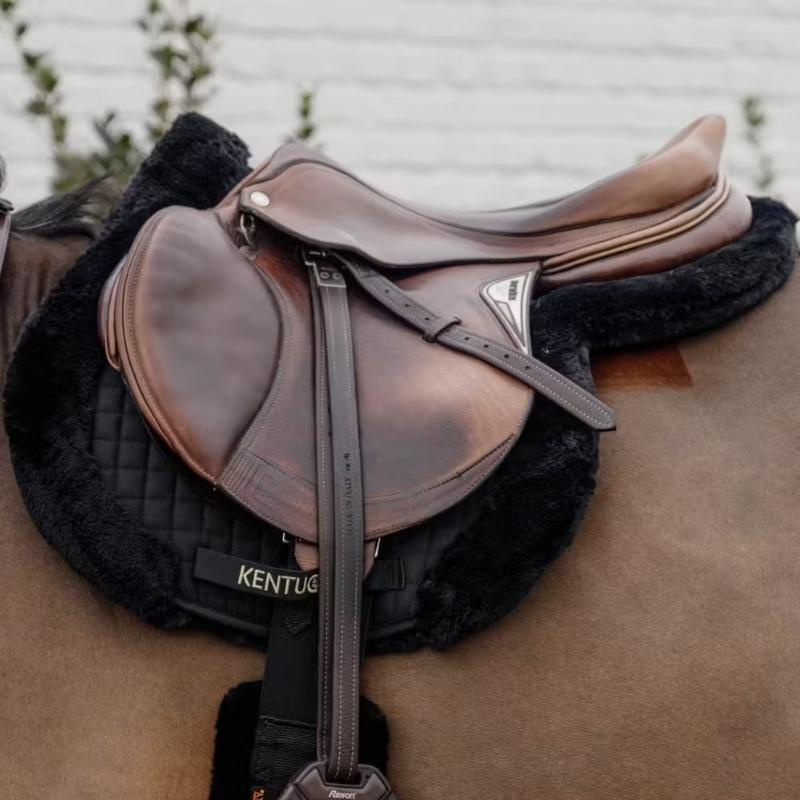 Zadeldekje Hunter Vegan Sheepskin Zwart