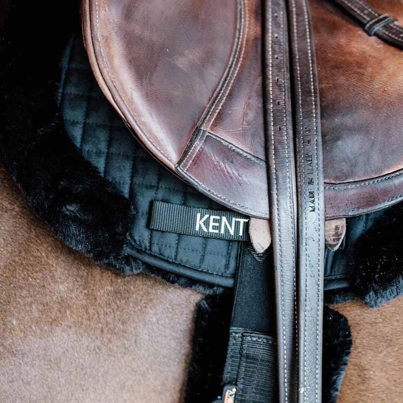 Zadeldekje Hunter Vegan Sheepskin Zwart