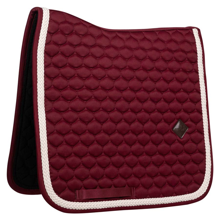 Dressuurzadeldekje Plaited Cord Bordeaux