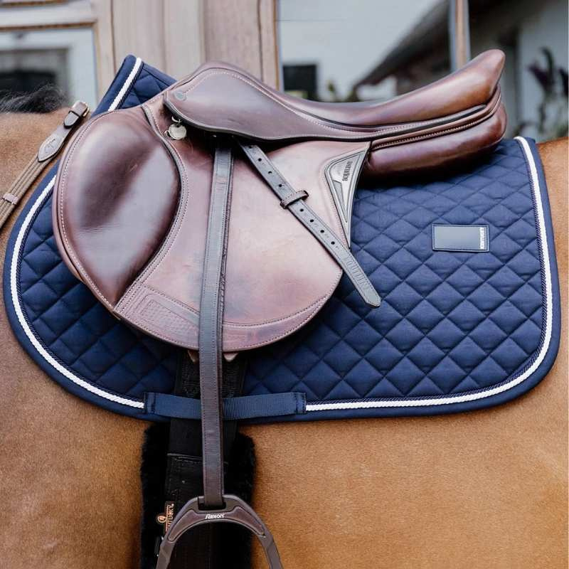 Zadeldekje Diamond Rope Marineblauw