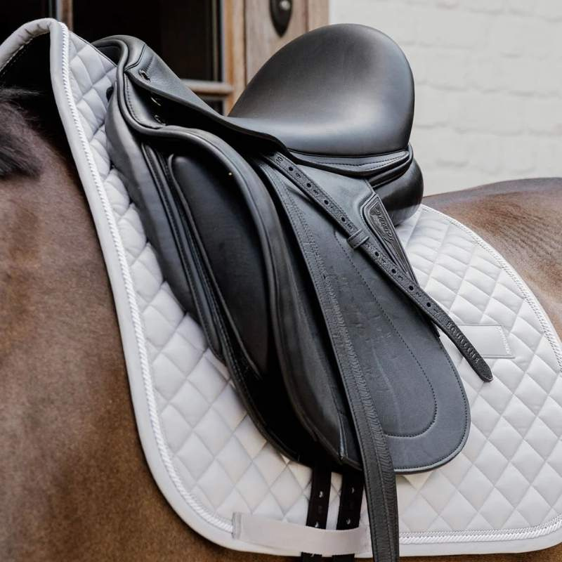 Dressuurzadeldekje Diamond Rope Grijs