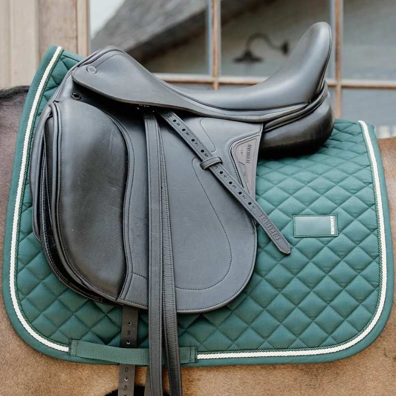 Dressuurzadeldekje Diamond Rope Groen