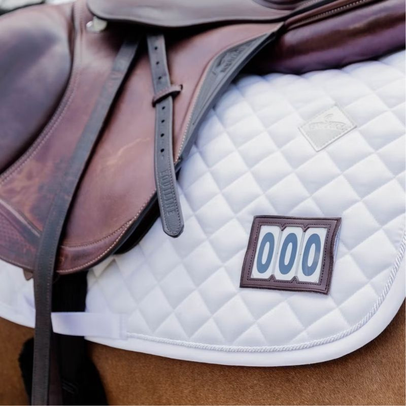 Zadeldekje Diamond Competition Wit