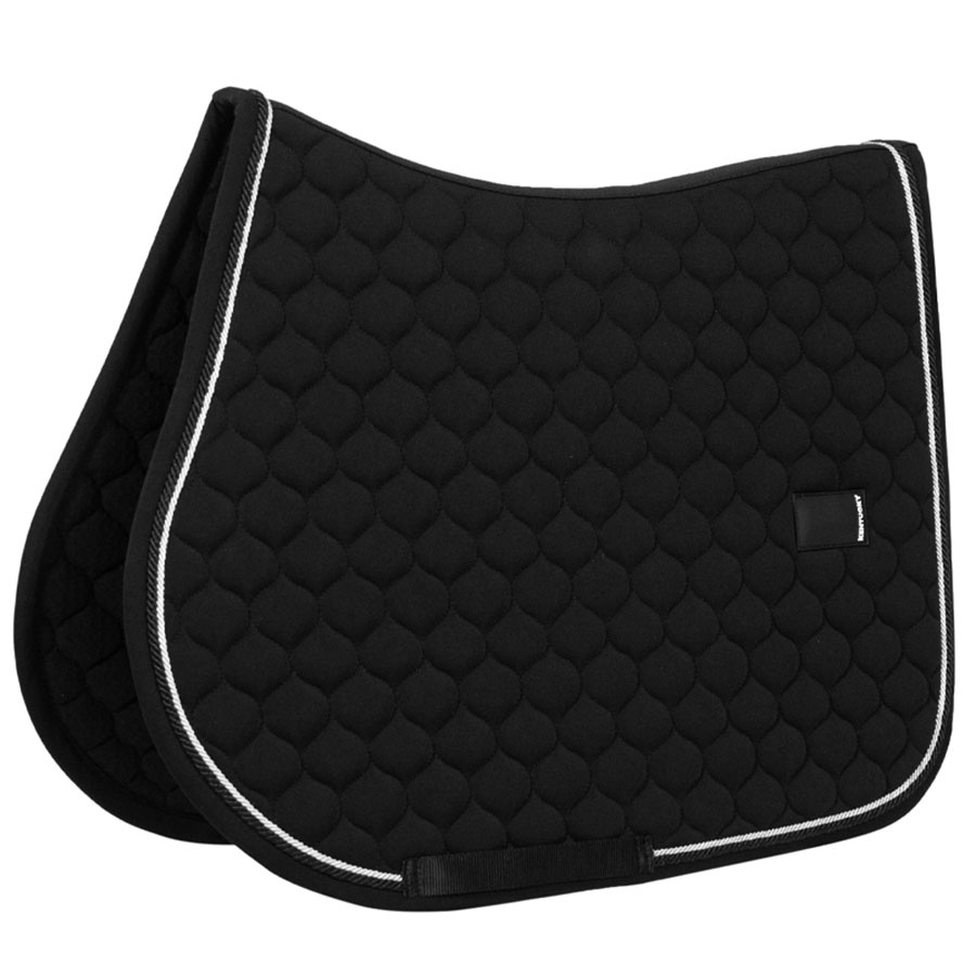 Zadeldekje Onion Quilt Rubber Logo Zwart