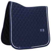Dressuurzadeldekje Onion Quilt Rubber Logo Marineblauw Dressuurzadeldekje Onion Quilt Rubber Logo Marineblauw