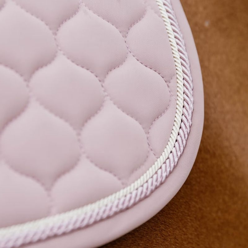 Dressuurzadeldekje Onion Quilt Rubber Logo Oudroze