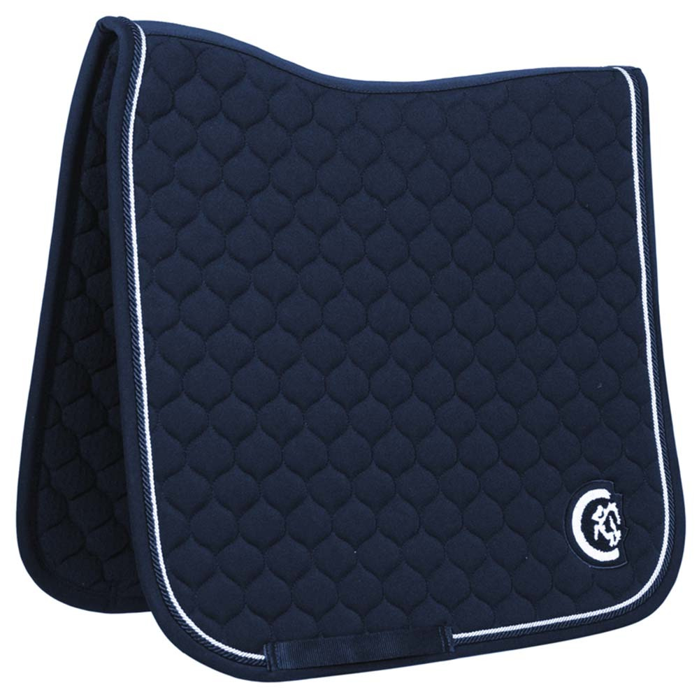 Dressuurzadeldekje Onion Quilt 3D Logo Marineblauw