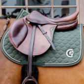 Zadeldekje Onion Quilt 3D Logo Groen Zadeldekje Onion Quilt 3D Logo Groen