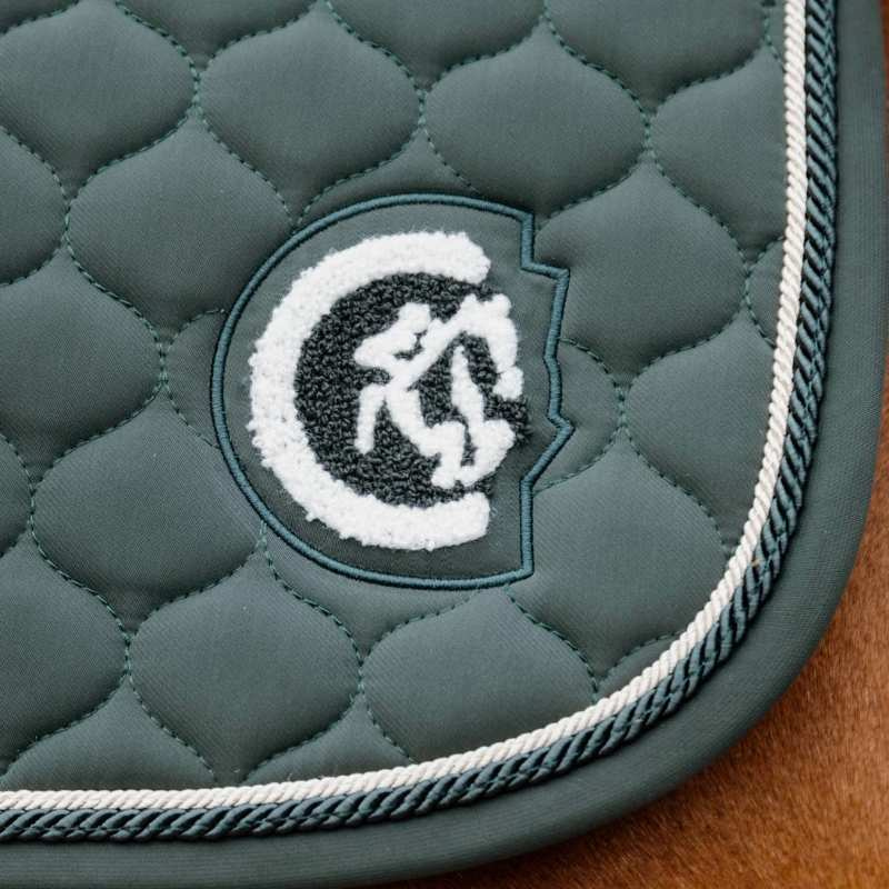 Zadeldekje Onion Quilt 3D Logo Groen