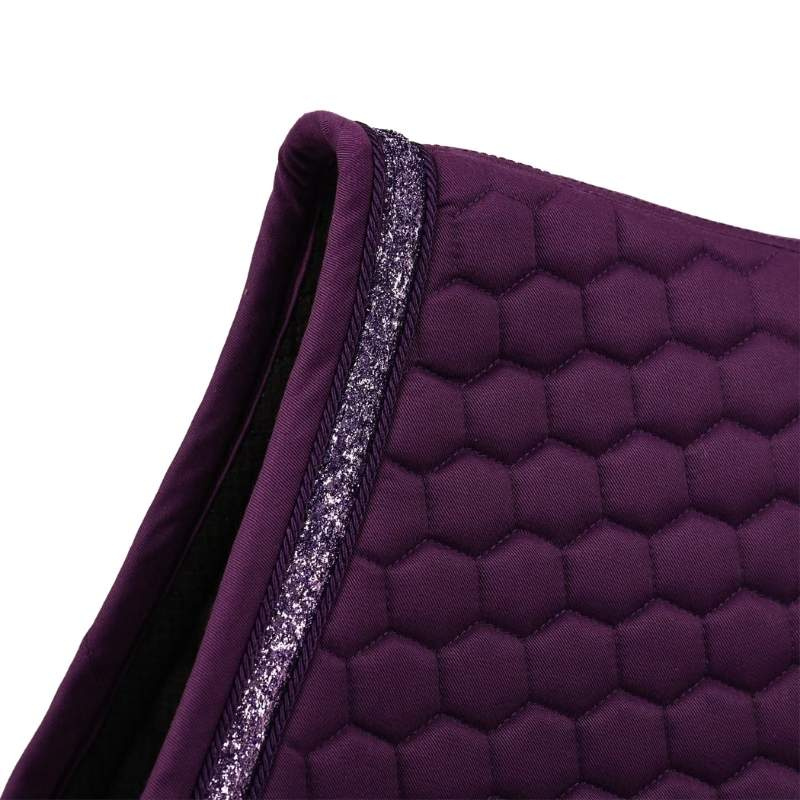 Zadeldekje Glitter Band Paars