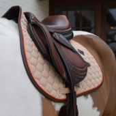 Zadeldekje Onion Quilt Leather Beige Zadeldekje Onion Quilt Leather Beige
