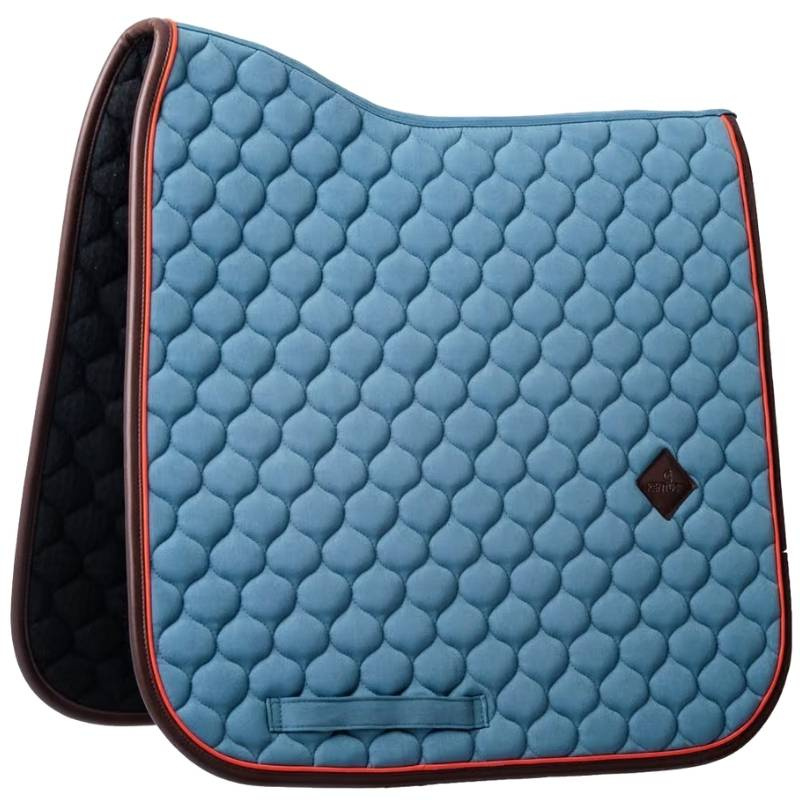 Dressuurzadeldekje Onion Quilt Leather Blauw