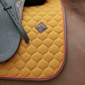 Dressuurzadeldekje Onion Quilt Leather Khaki Dressuurzadeldekje Onion Quilt Leather Khaki