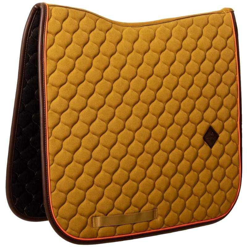 Dressuurzadeldekje Onion Quilt Leather Khaki